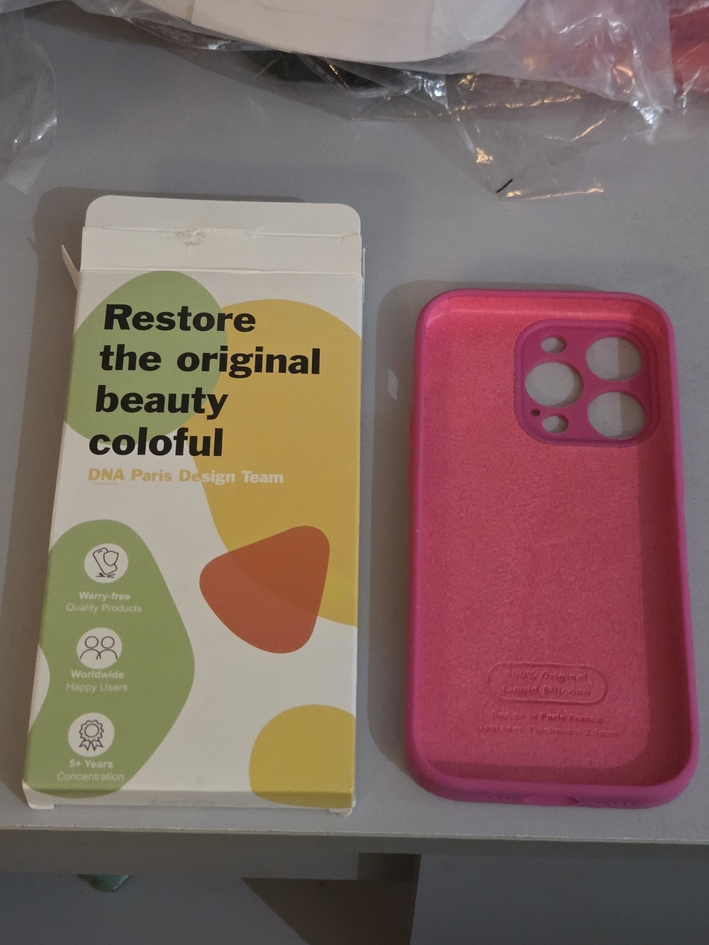 New X7ELE iPhone 14 Pro Silicone Case Pitaya Pink 6.1"